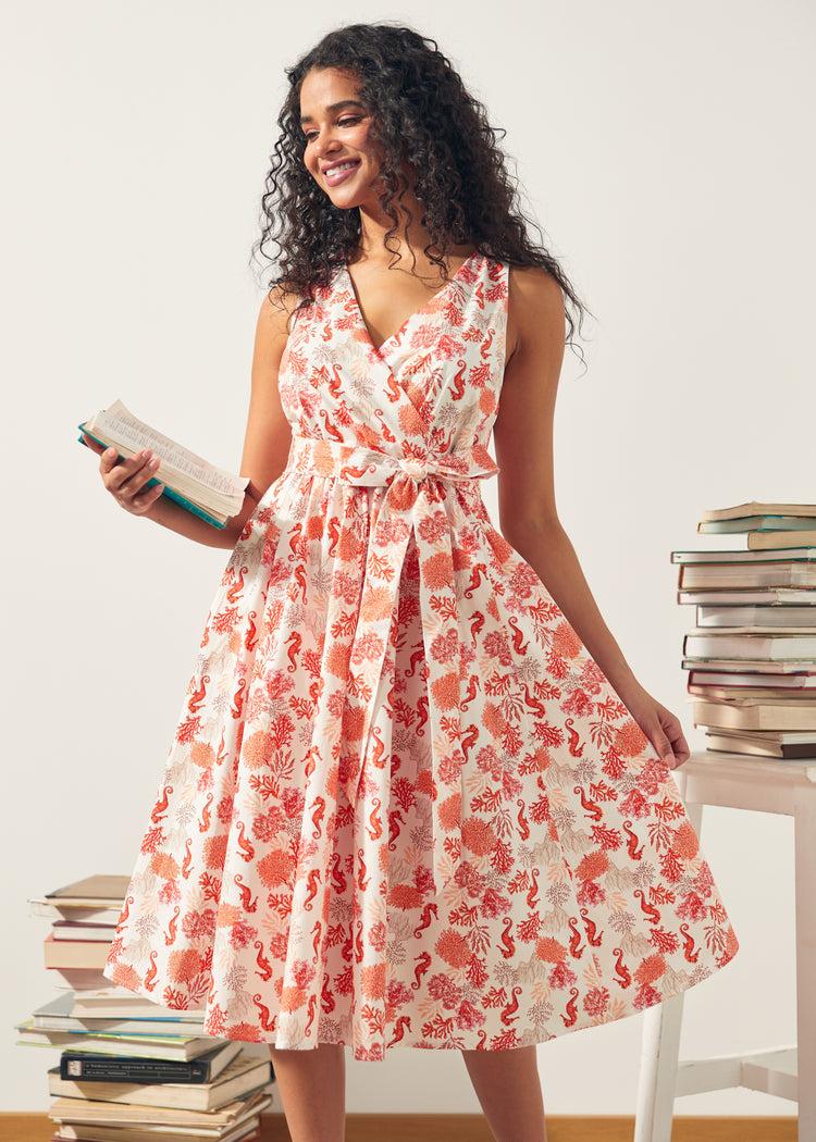 Instant Energy Faux-Wrap Dress Product Image