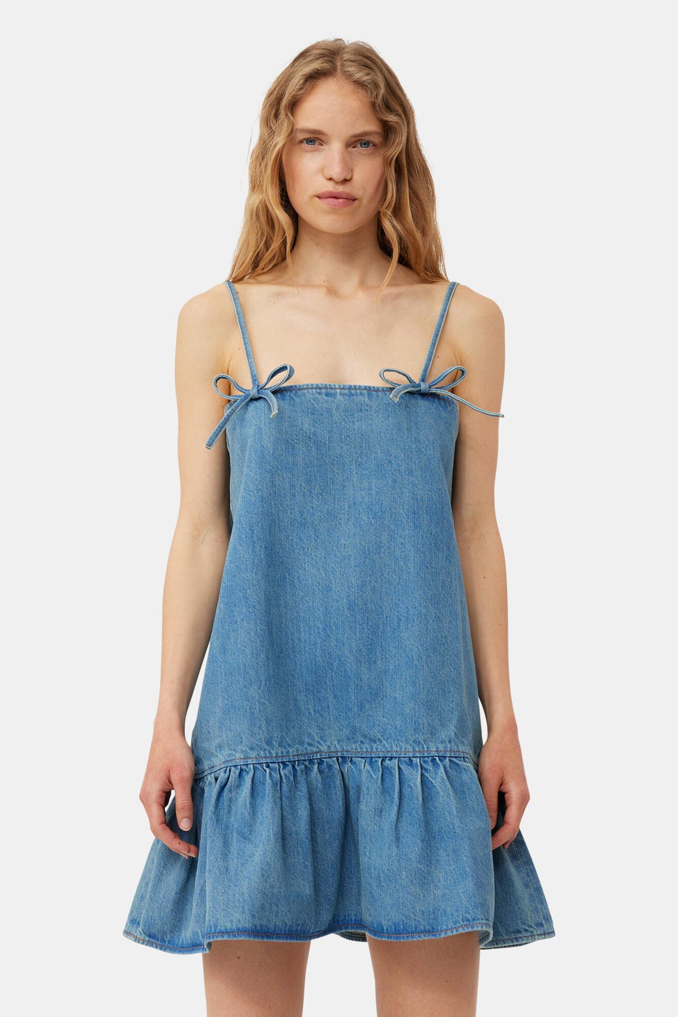Tint Denim Mini Dress Product Image