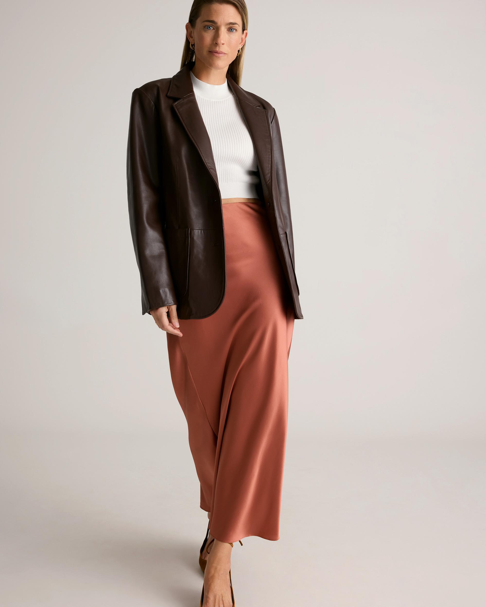 Quince | Women's Maxi Skirt Size XS, Silk Product Image