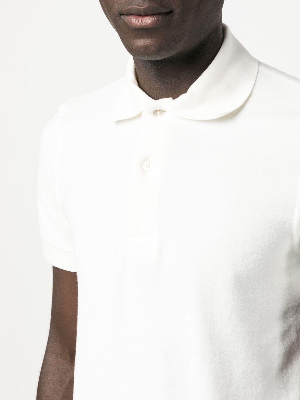 cotton-blend polo shirt Product Image