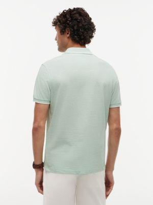 Regular Fit Linen-Blend Pique Polo Product Image