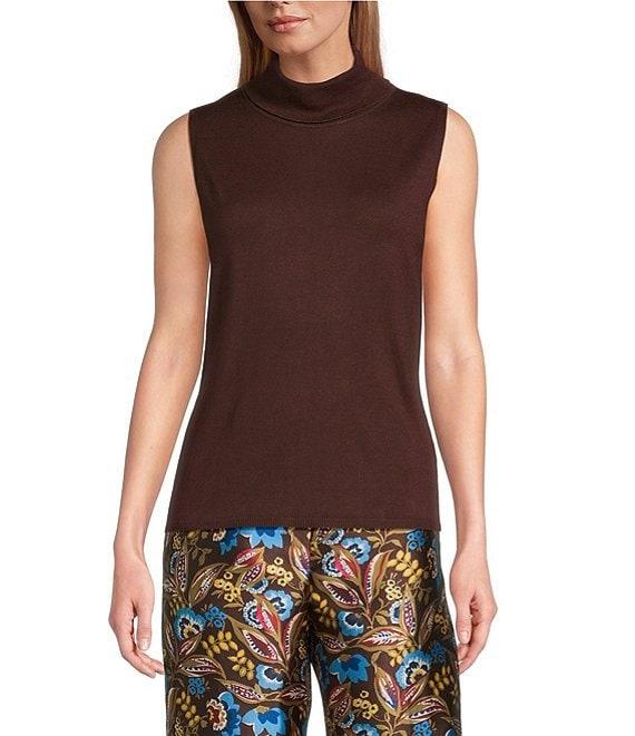 Preston & York Bailey Sleeveless Turtleneck Sweater Product Image
