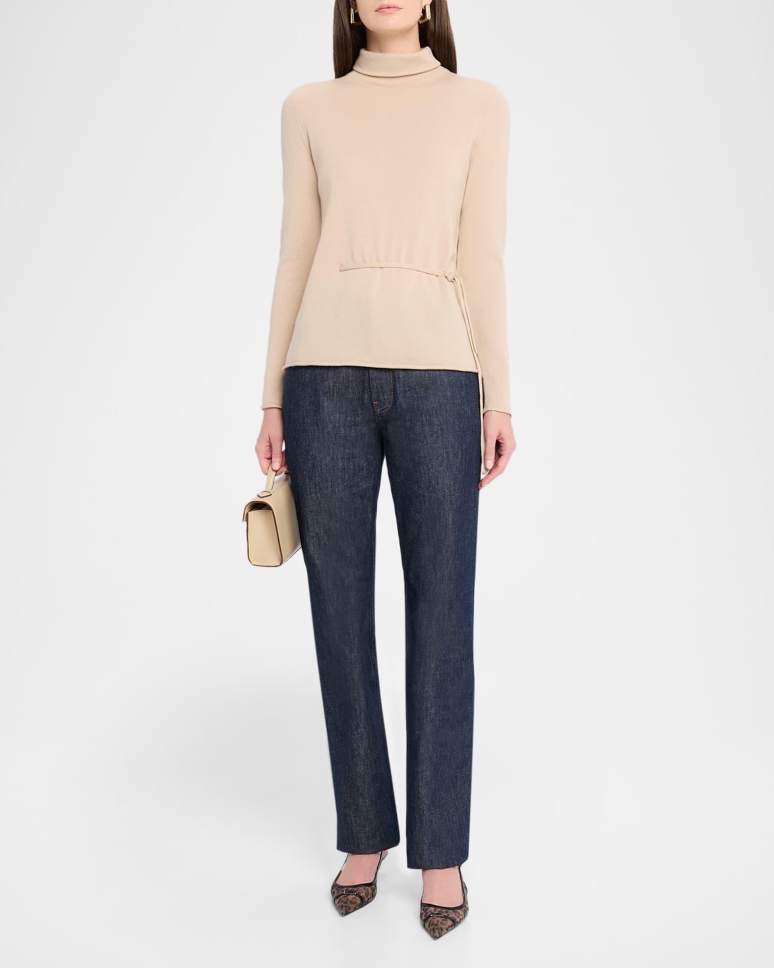 Cashmere Side-Tie Turtleneck Product Image