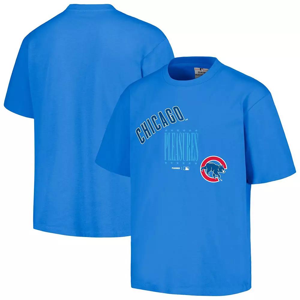 Men's PLEASURES Blue Baltimore Orioles Repurpose T-Shirt,  Product Image