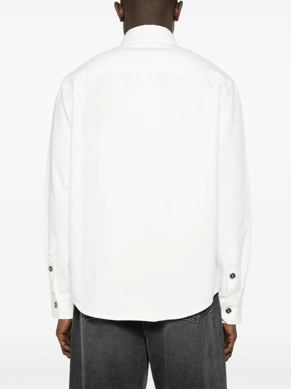 Medusa-buttons cotton shirt Product Image