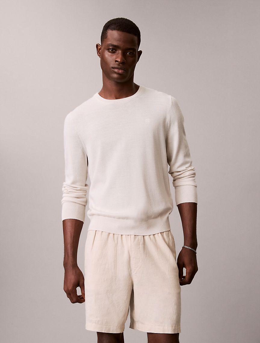 Linen Cotton Pull-On Shorts Product Image
