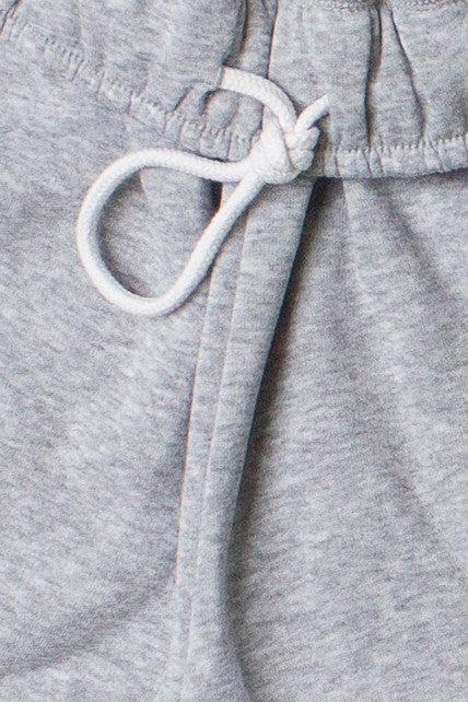 Fold Over Waist Fleece Sweatshorts Product Image