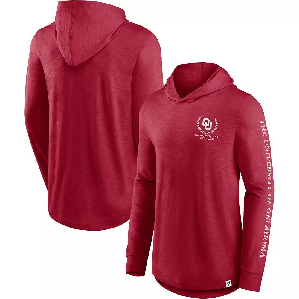 Mens Fanatics Branded Maroon Texas A&M Aggies Photo Finish Hoodie Long Sleeve T-Shirt Product Image