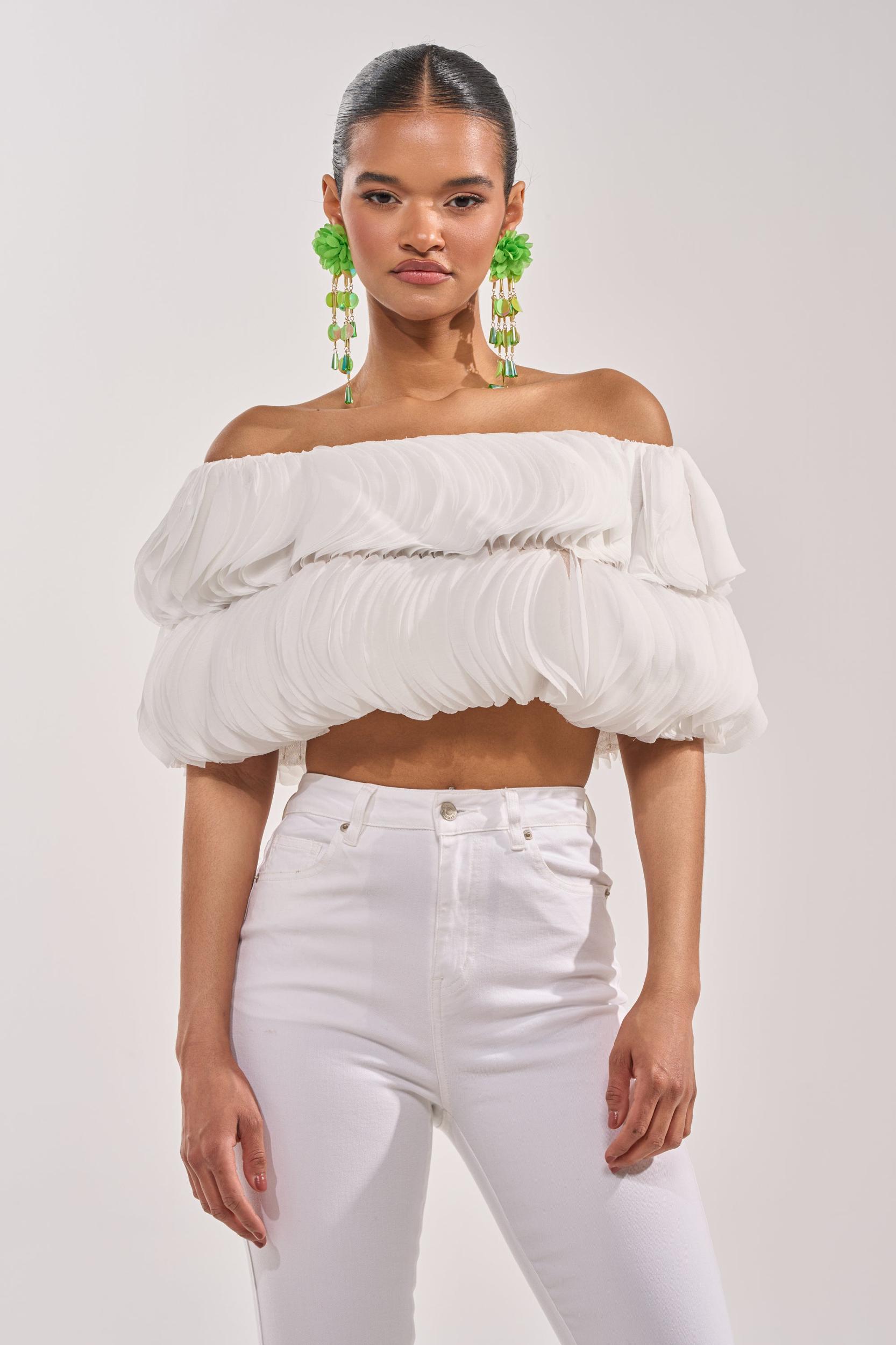 DAYDREAMER CHIFFON BLOUSE Product Image