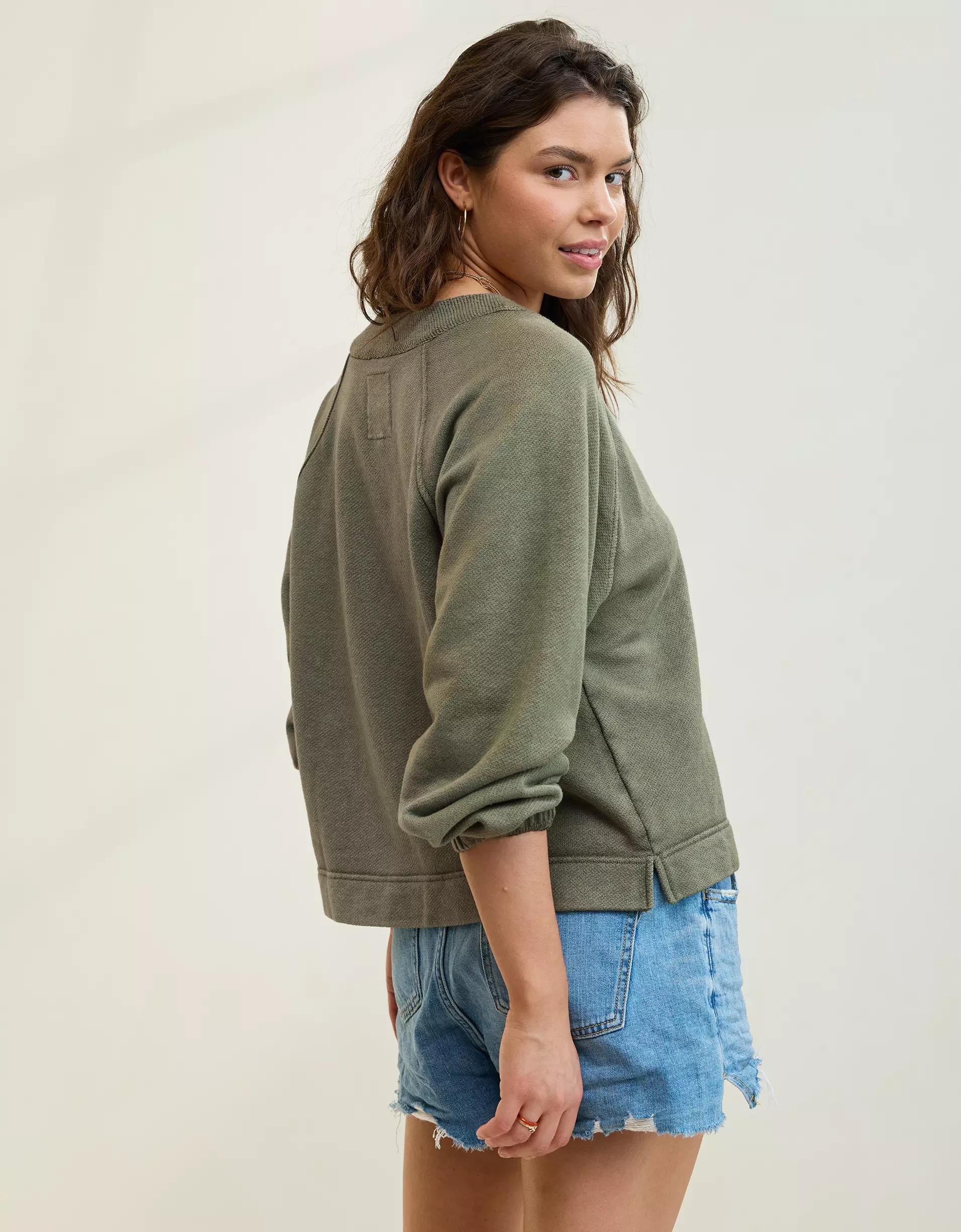 Aerie Lace Up Sweatshirt Product Image