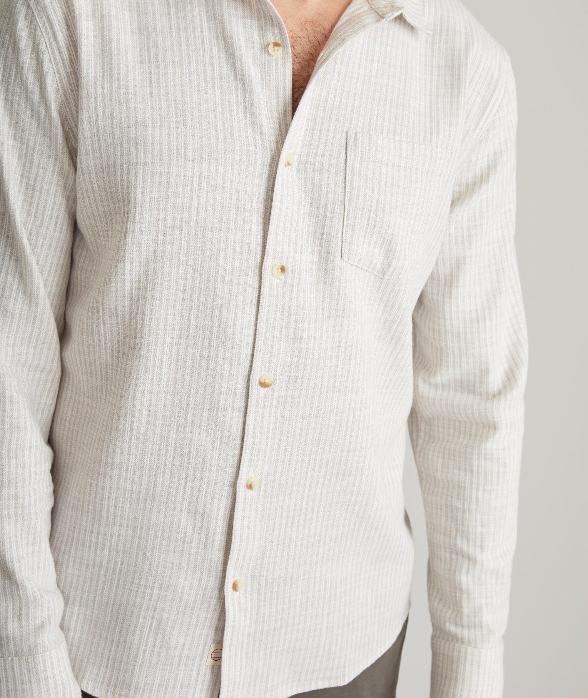 Stretch Selvage Long Sleeve Shirt Product Image
