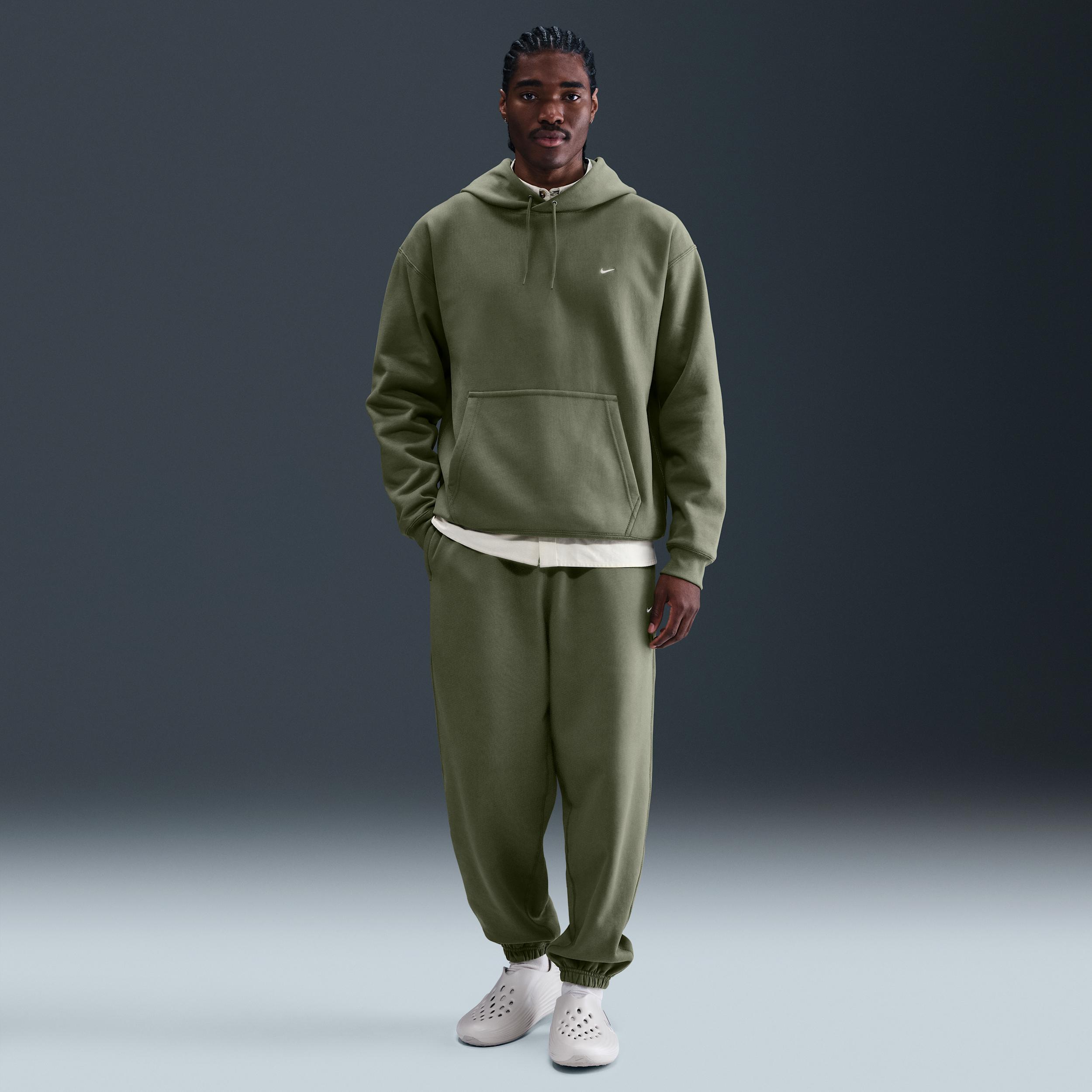 Nike Mens Solo Swoosh Pullover Hoodie | HV1082-010 Product Image