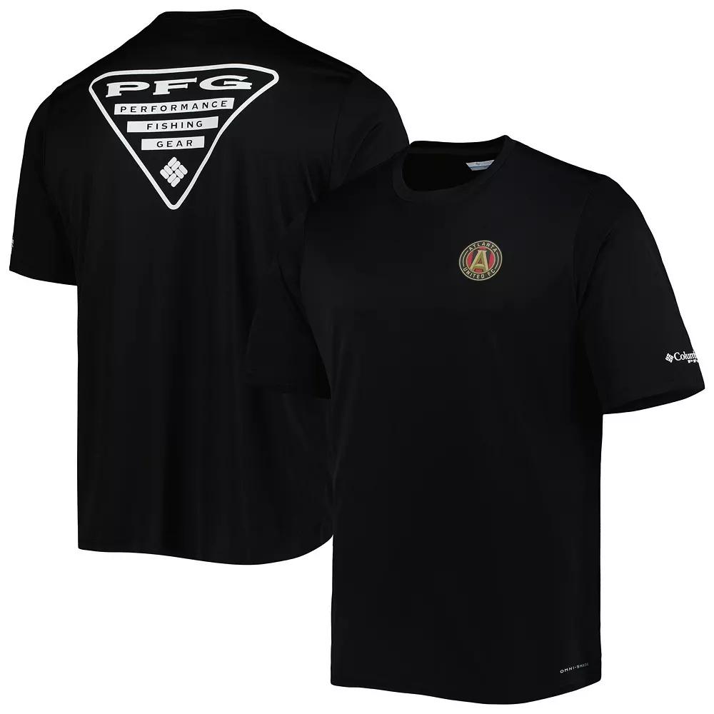 Men's Columbia Black Atlanta United FC Terminal Tackle Omni-Shade T-Shirt, Size: XL, Atu Black Product Image