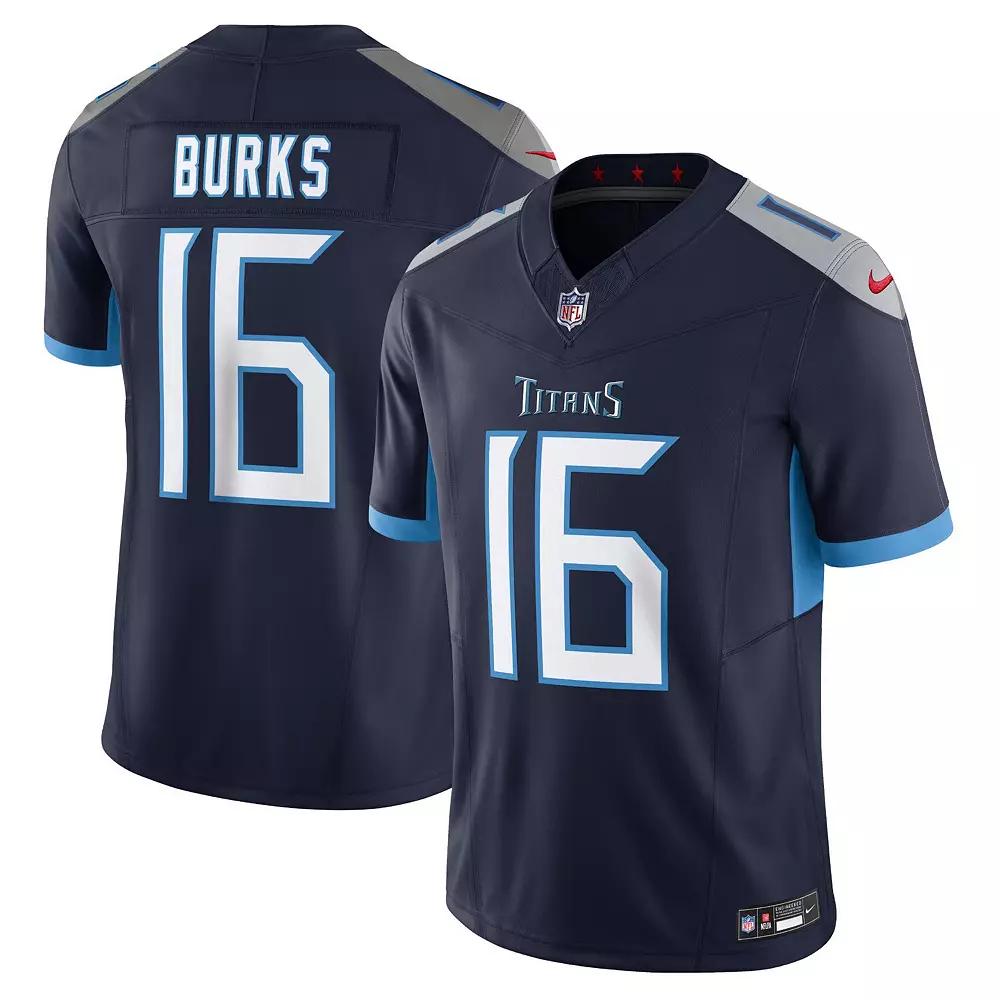 Men's Nike Treylon Burks Navy Tennessee Titans Vapor F.U.S.E. Limited Jersey,  Product Image