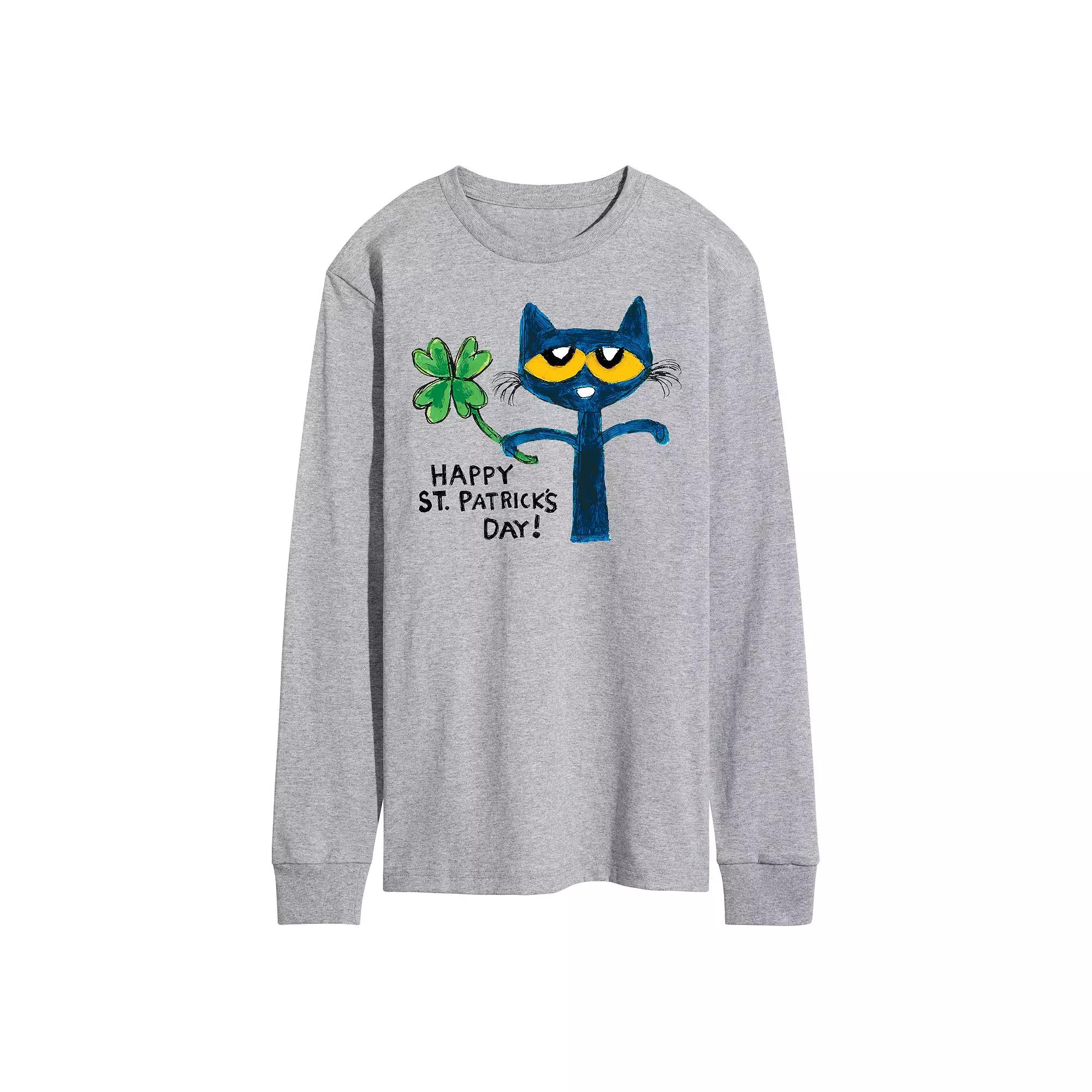 Men's Pete The Cat Happy St Patricks Day Tee,  Product Image