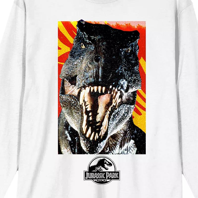 Men's Jurassic Park T-Rex Graphic Tee, Size: Small, White Product Image