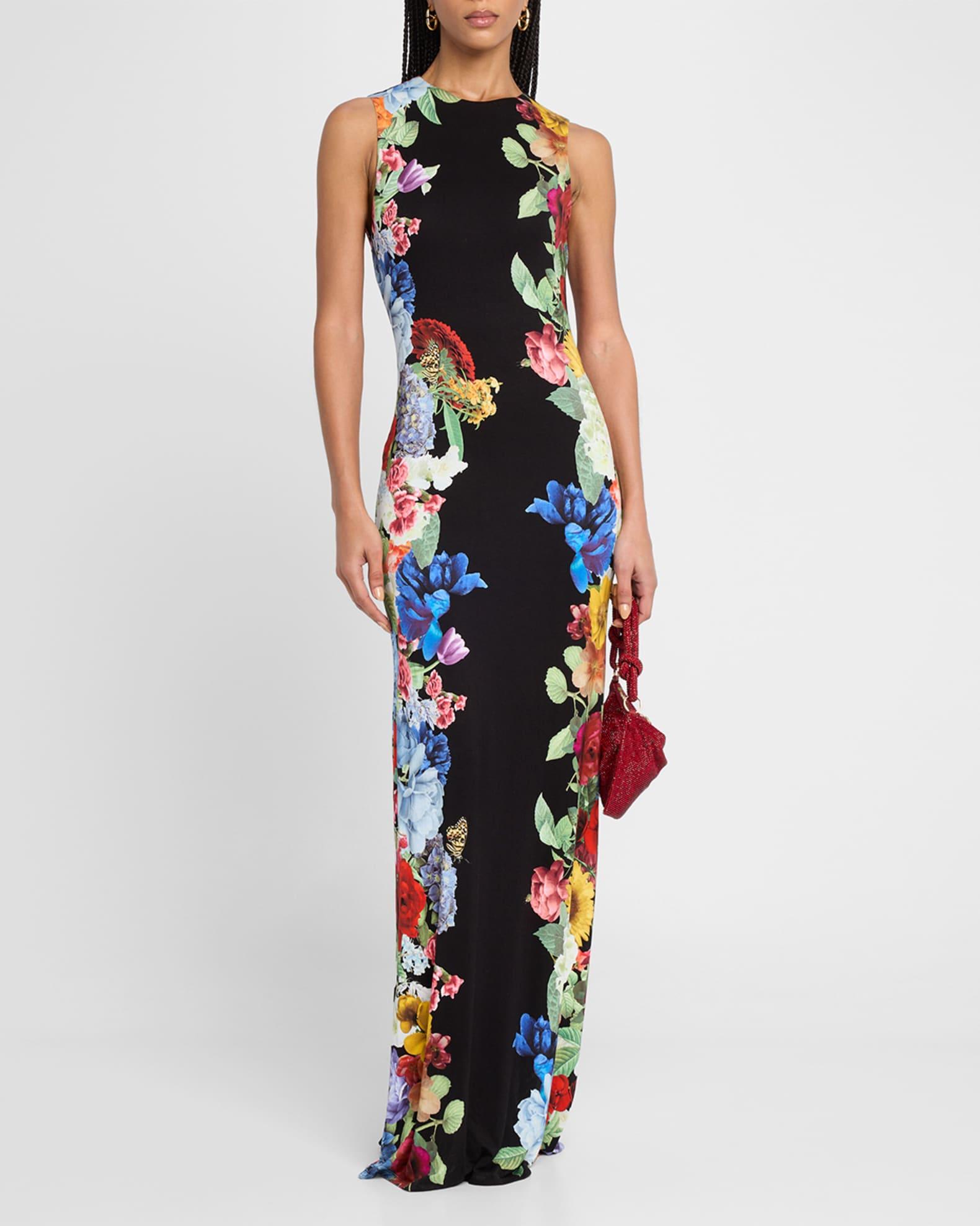 Delora Floral Sleeveless Maxi Dress Product Image