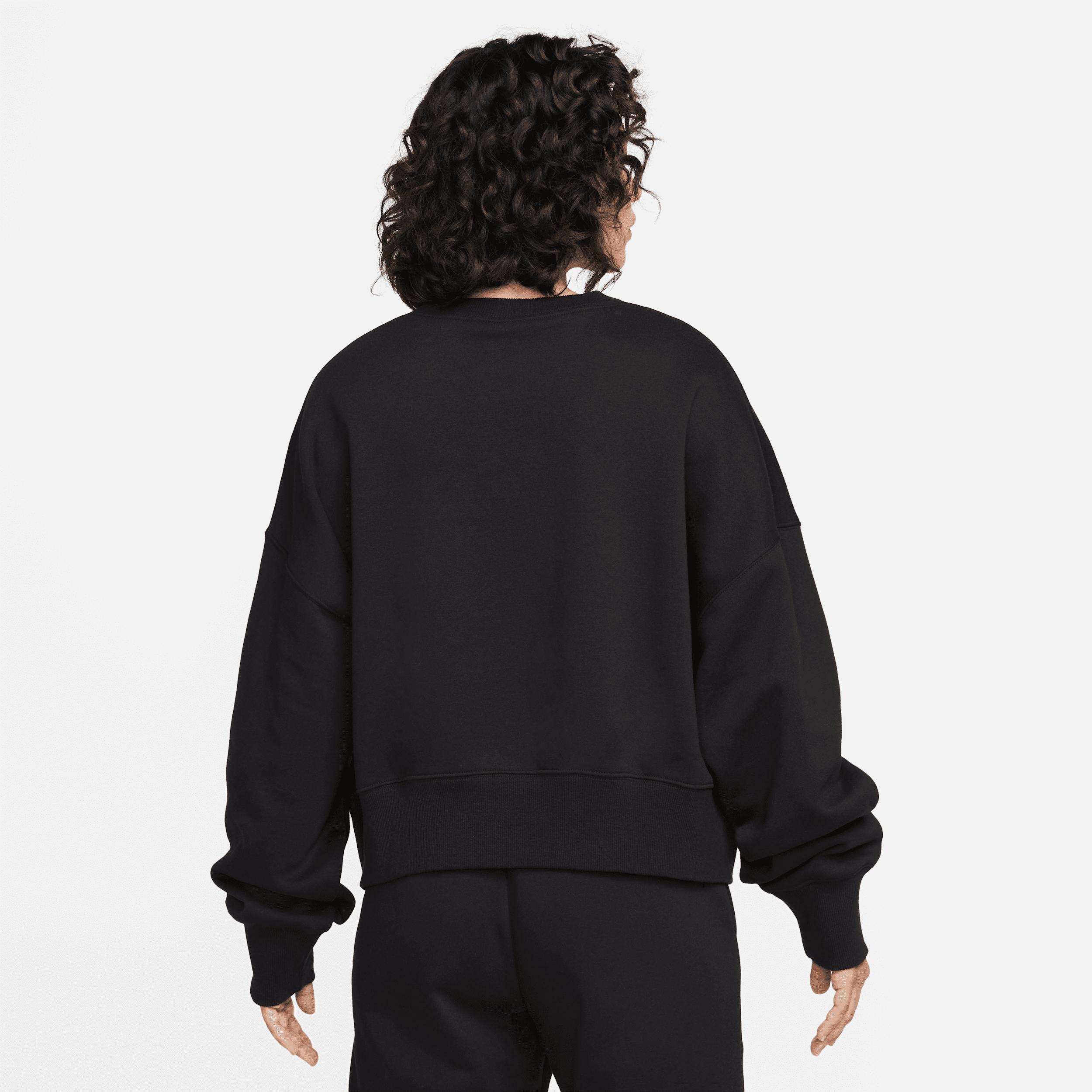 Womens Nike Sportswear Phoenix Fleece Over-Oversized Crew-Neck Sweatshirt | DQ5761-010 Product Image