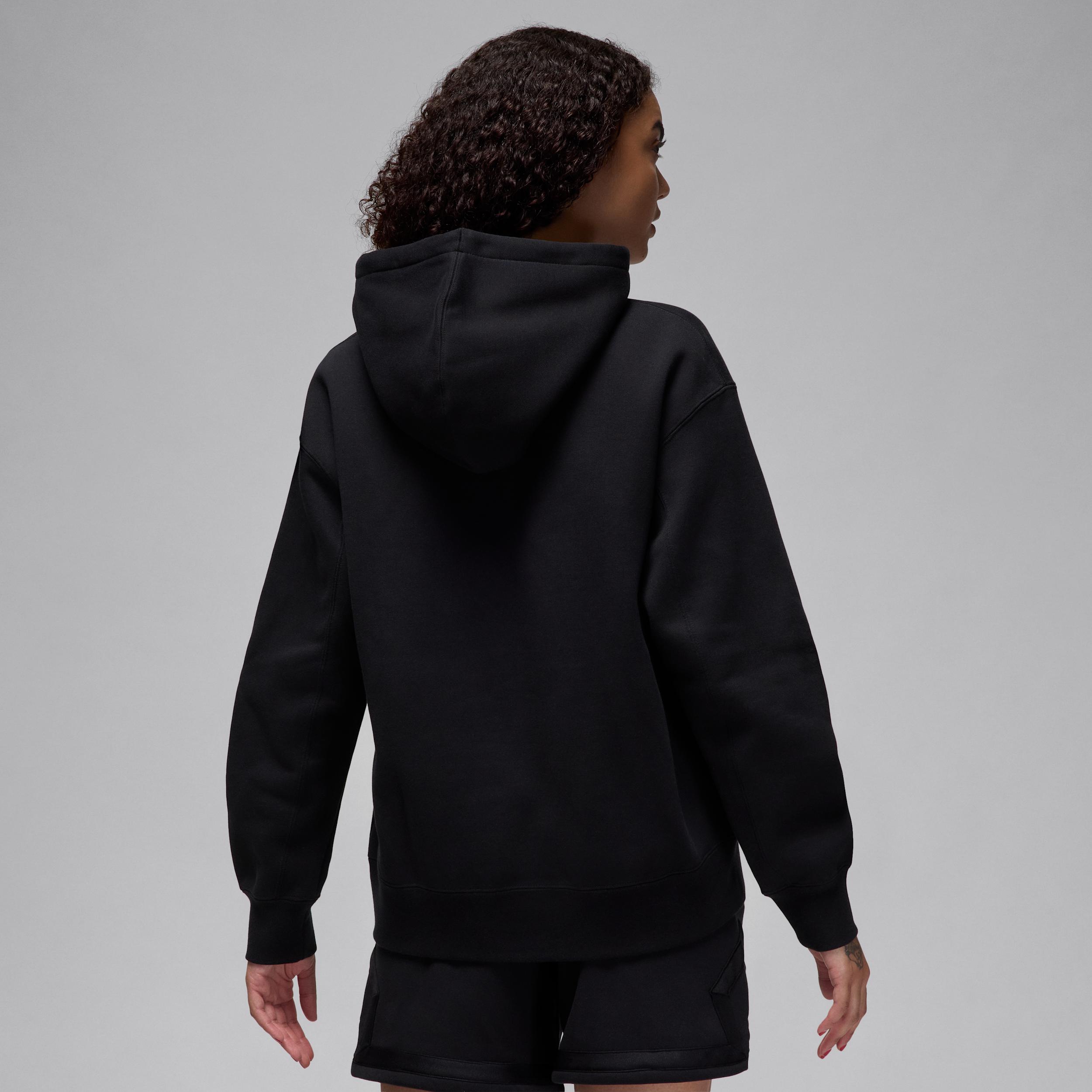 Women's Jordan Flight Fleece Satin-Lined Pullover Hoodie Product Image