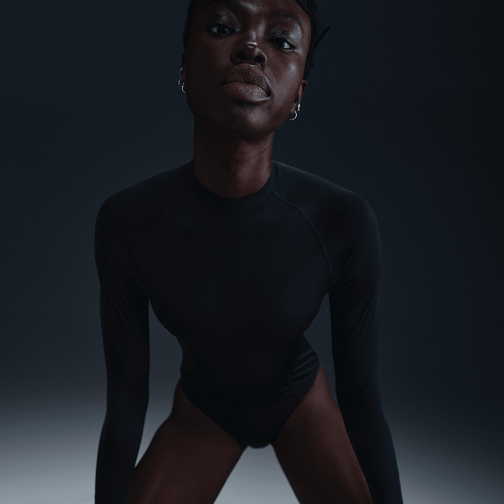 Nike Womens Swim Fusion HydraLock Long-Sleeve One-Piece (CB) | NESSF166-001 Product Image