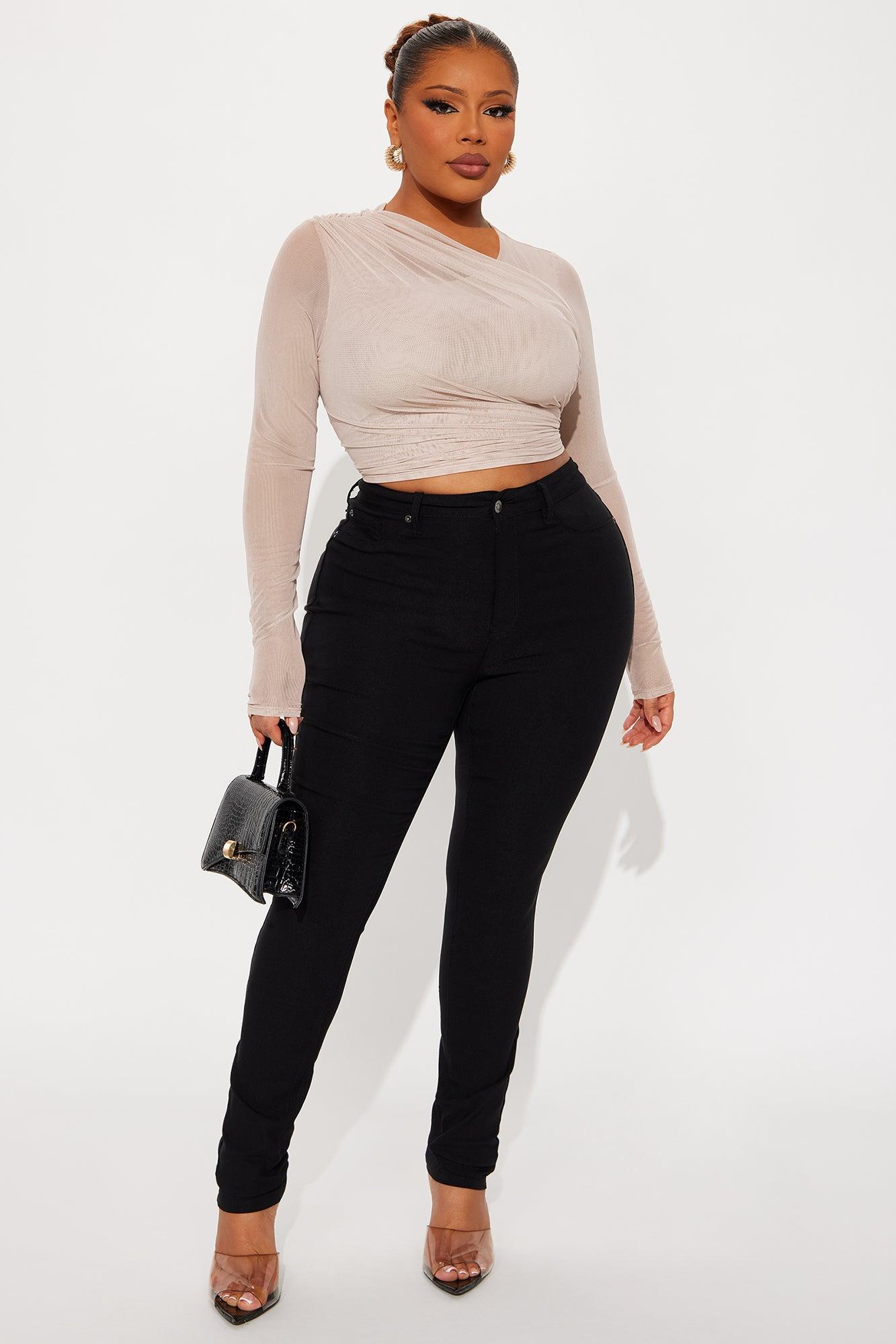 Tall Hyperstretch Skinny Pants - Black Female Product Image