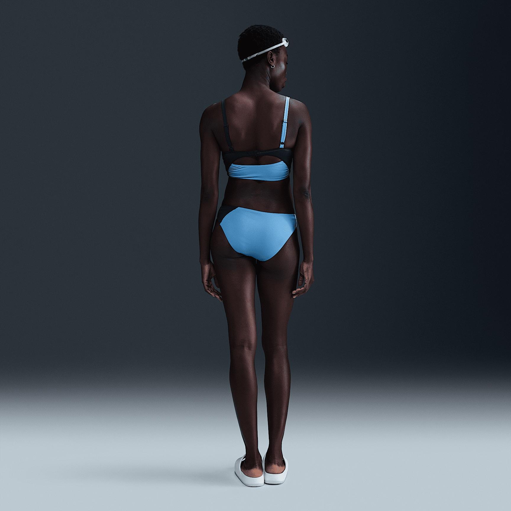 Nike Womens Swim V-Neck Midkini | NESSF297-440 Product Image