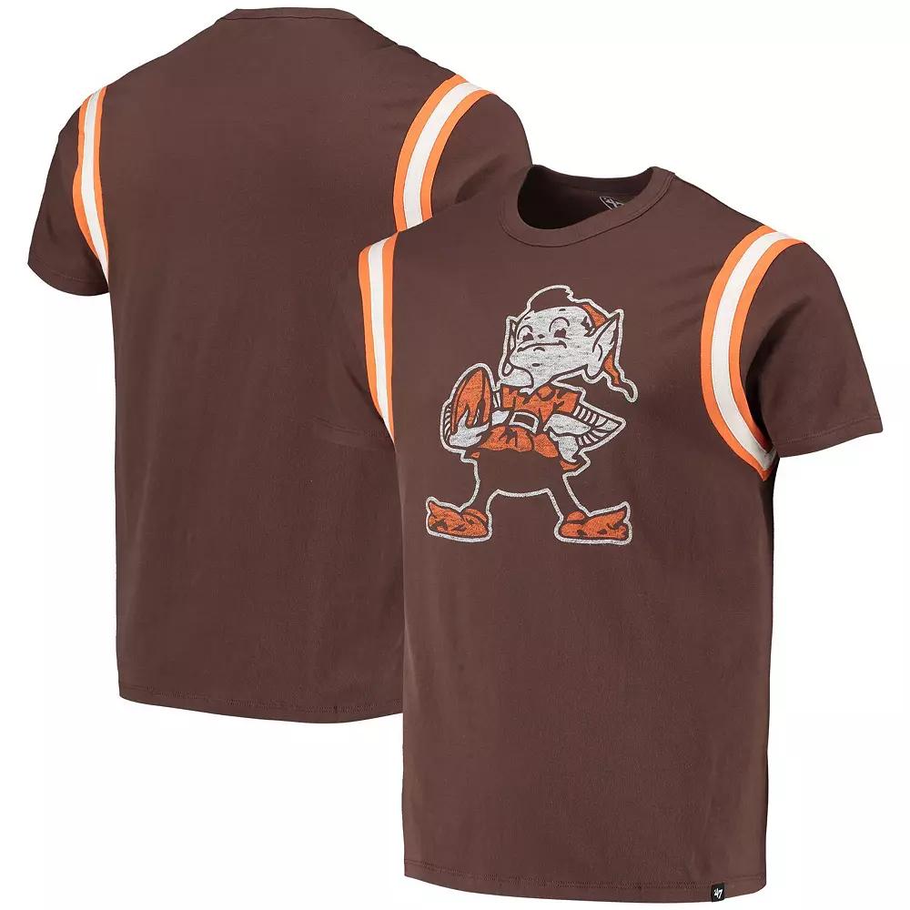 Men's '47 Brown Cleveland Browns Premier Point T-Shirt,  Product Image