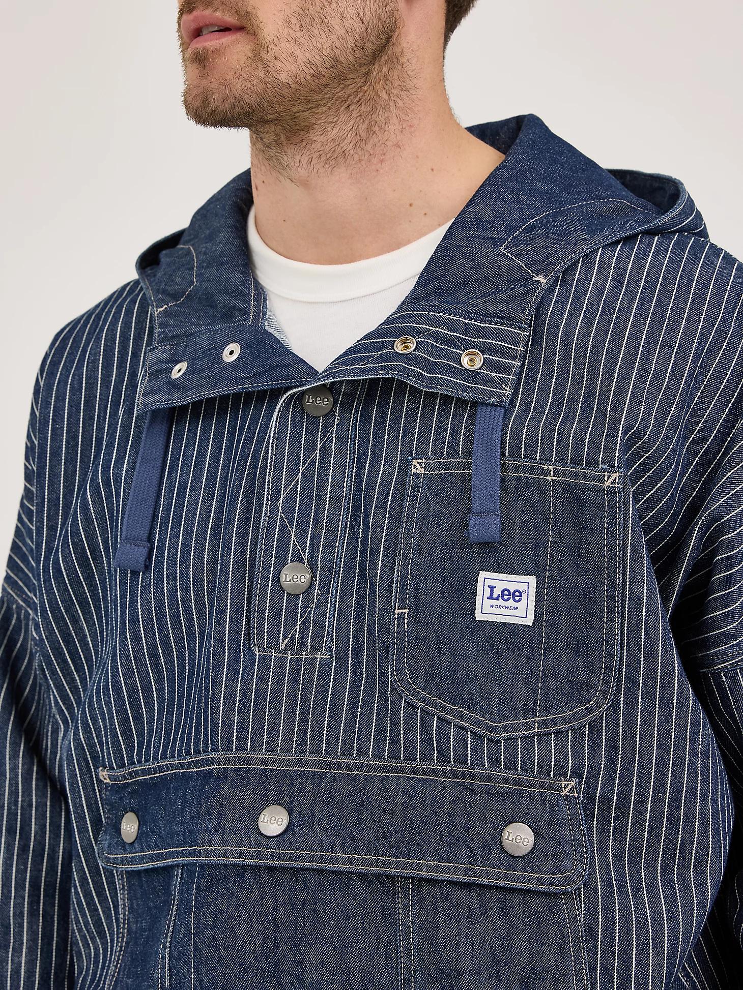 Men's Railroad Stripe Denim Anorak | Men's Tops & Tees | Lee® Product Image