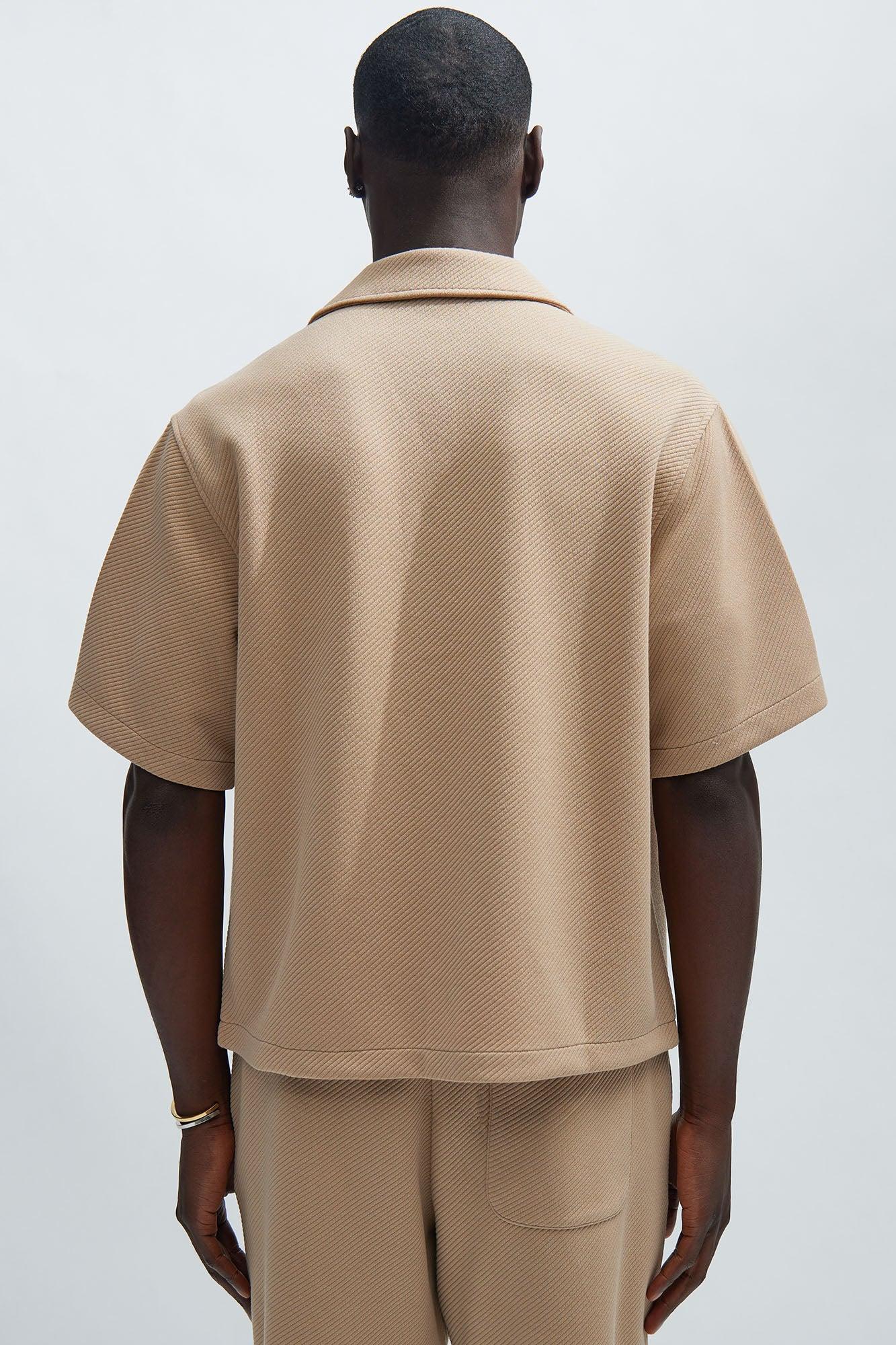 Kina Textured Shirt - Tan Product Image