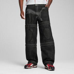 A$AP ROCKY x PUMA Knee Pad Men's Pants in Black/Denim Product Image