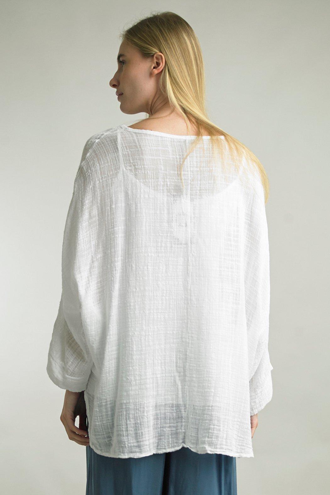 White Embroidered Top Product Image