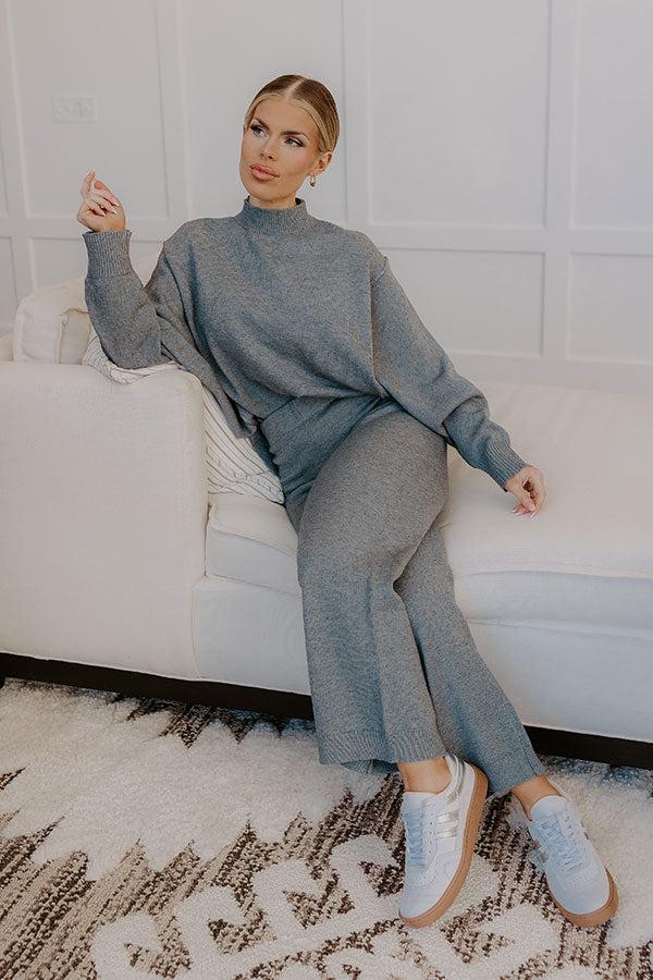 Casual Cues Knit Sweater Product Image