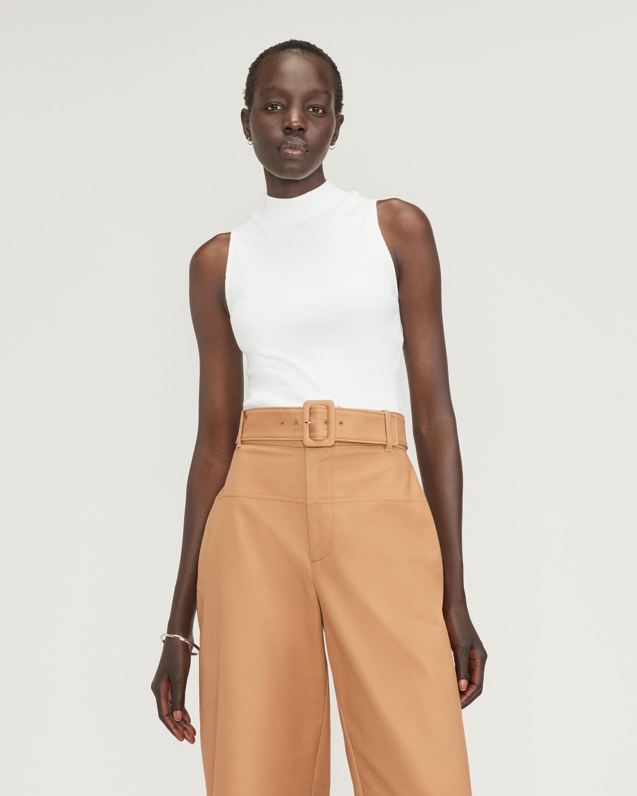 Womens Ribbed Mockneck Tank Sweater by Everlane Product Image