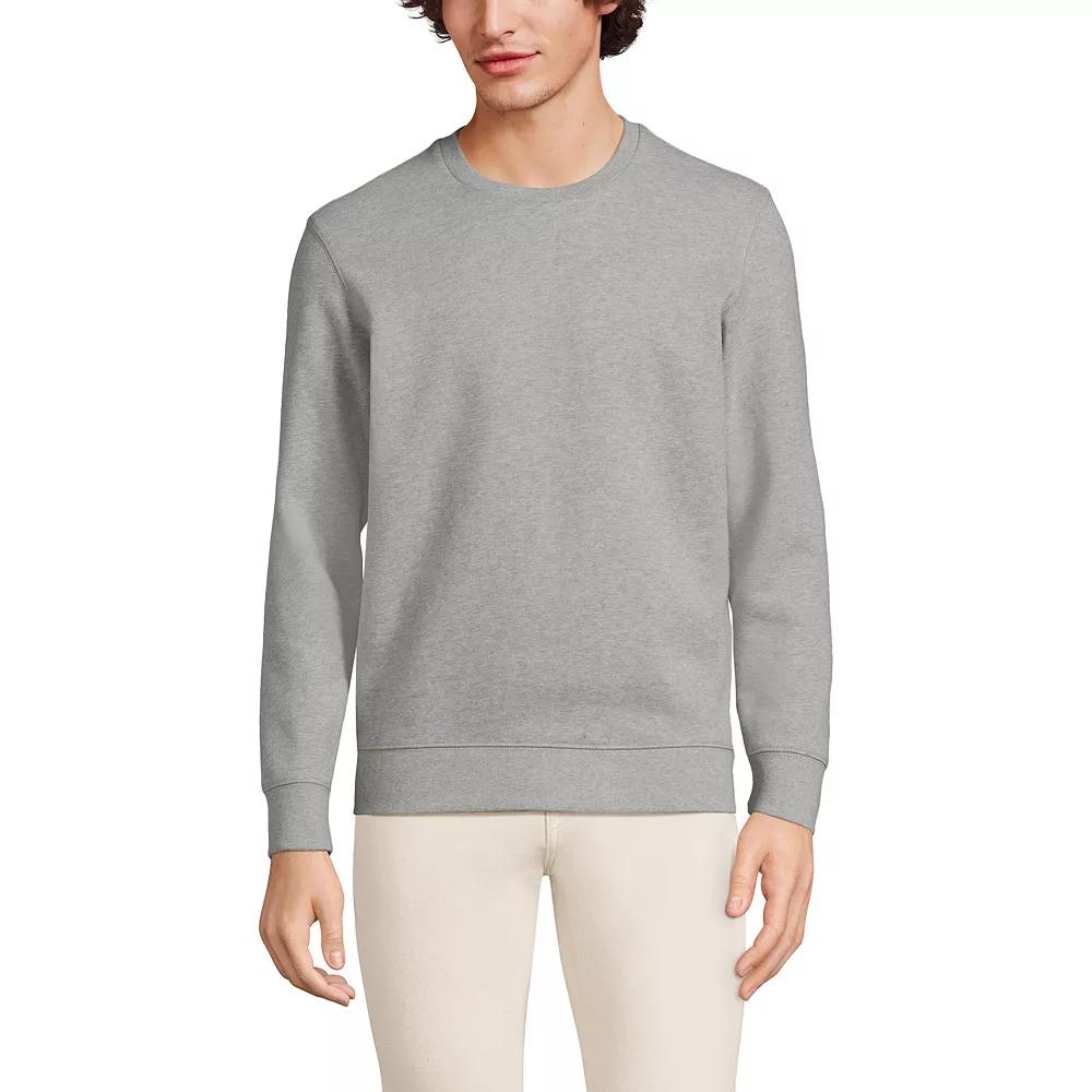 Big & Tall Lands' End Long Sleeve Serious Sweats Crewneck Sweatshirt, Men's,  Product Image