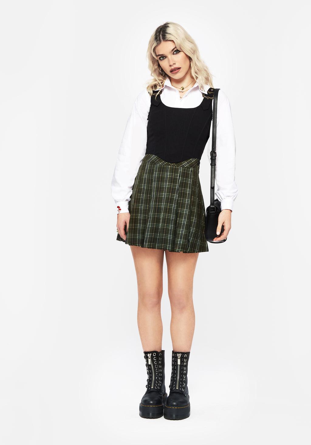 Dewdrop Cotton Embroidered Collar Shirt Product Image