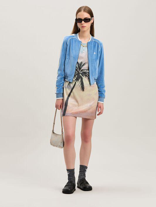 SUNRISE PALM LUREX DRESS MULTICOLOR - BL Product Image