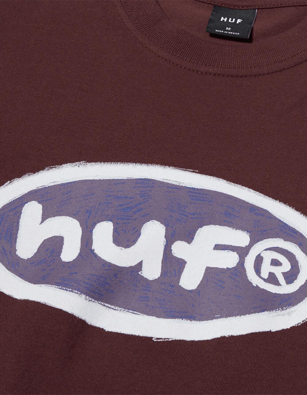 HUF Pencilled In Mens Tee - BERRY Product Image