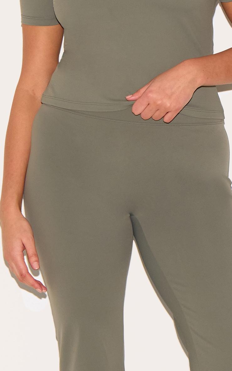 Olive Sculpt Straight Leg Yoga Pants Product Image