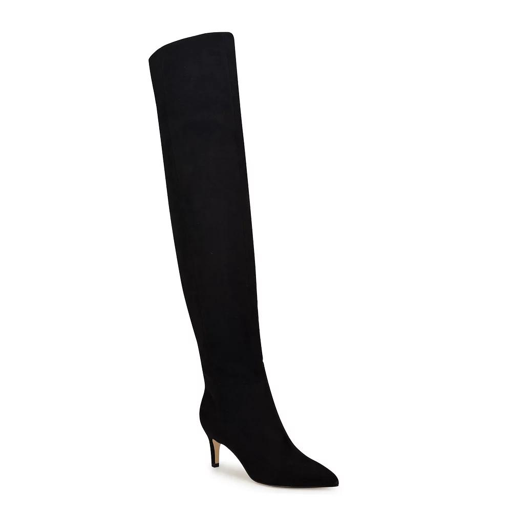 Nine West Sensa Women's Thigh-High Dress Boots, Size: 8.5, Black Product Image