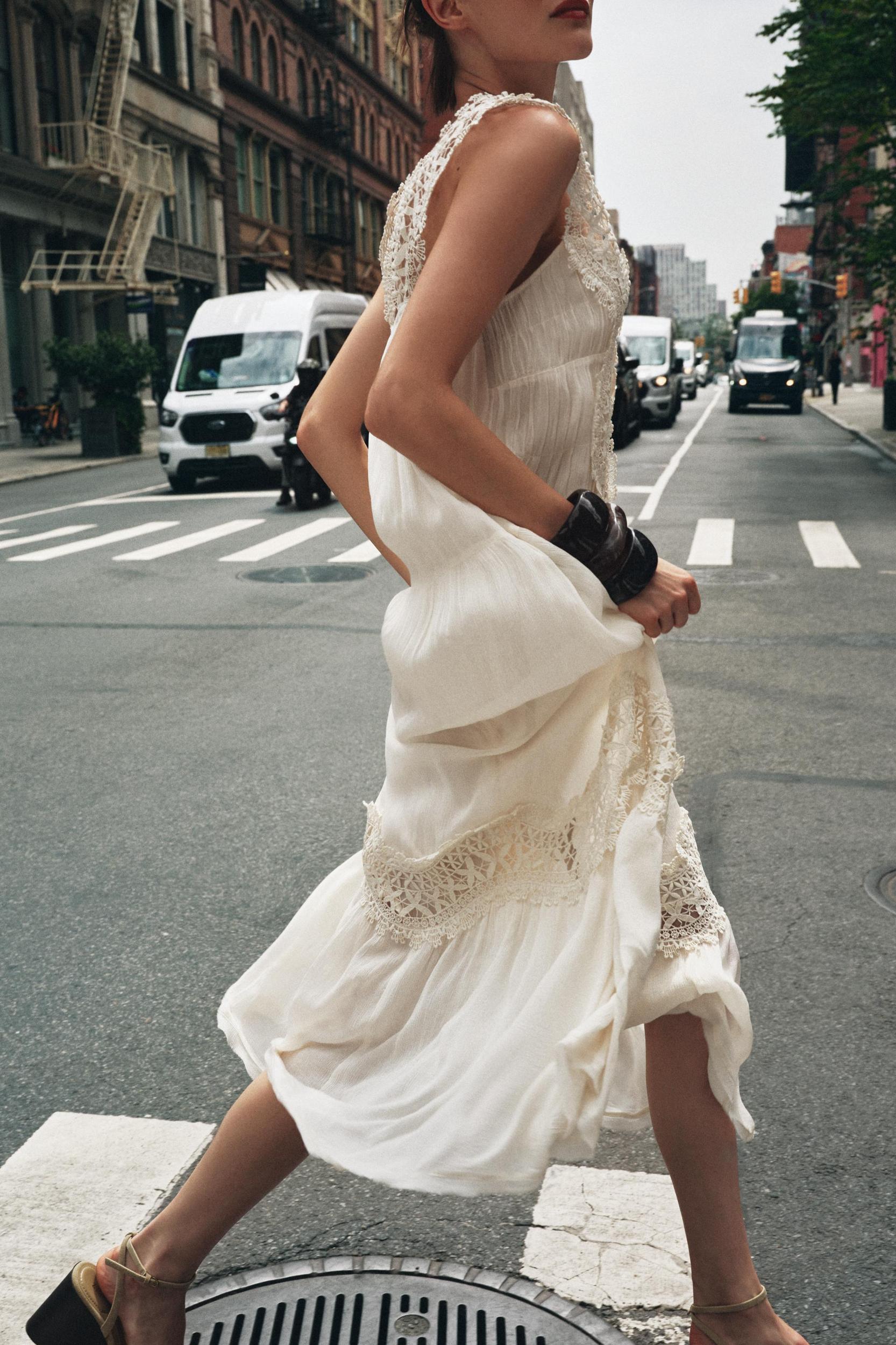 COMBINATION LACE SLIP DRESS Product Image