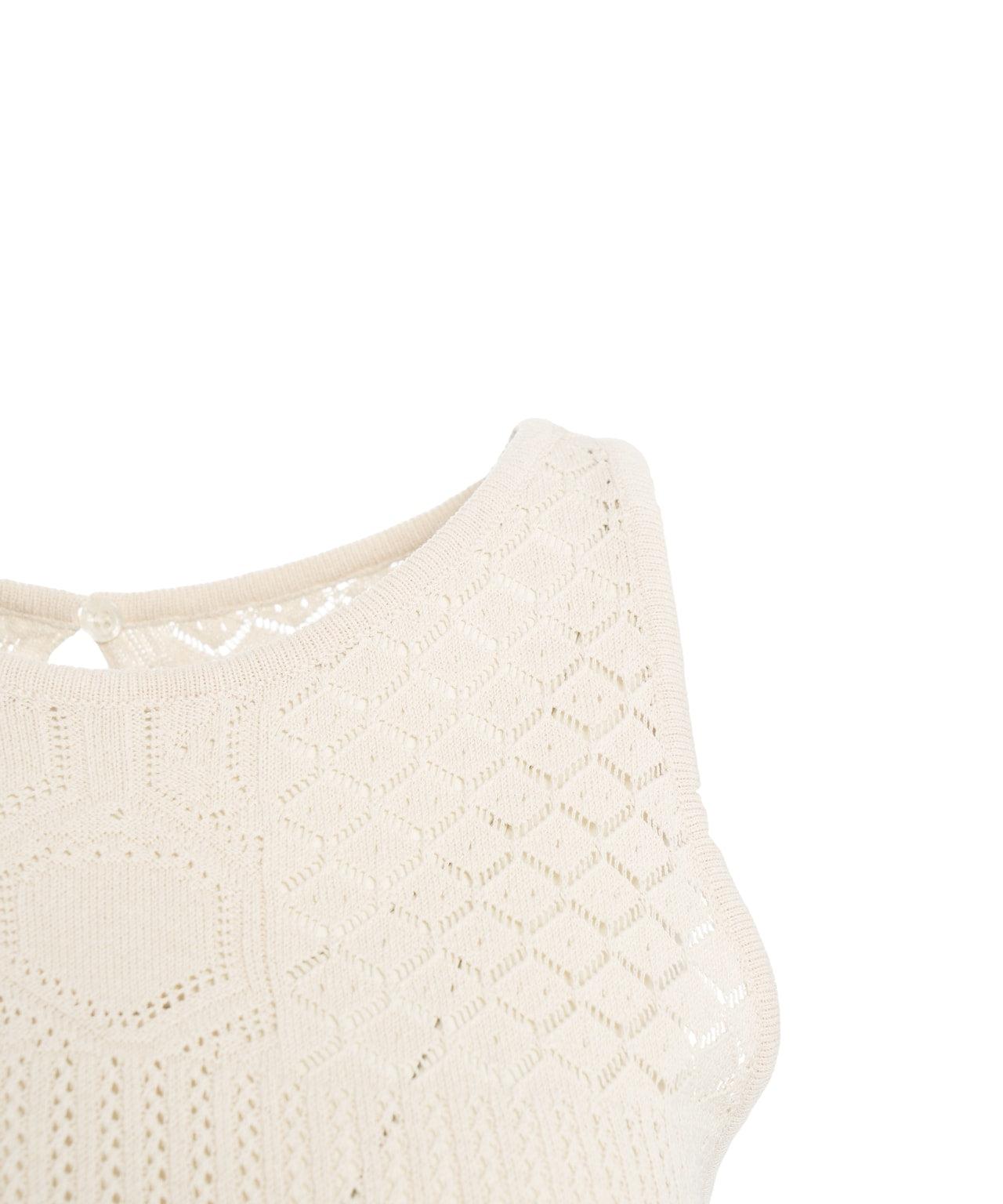 Lace crochet tank top Product Image