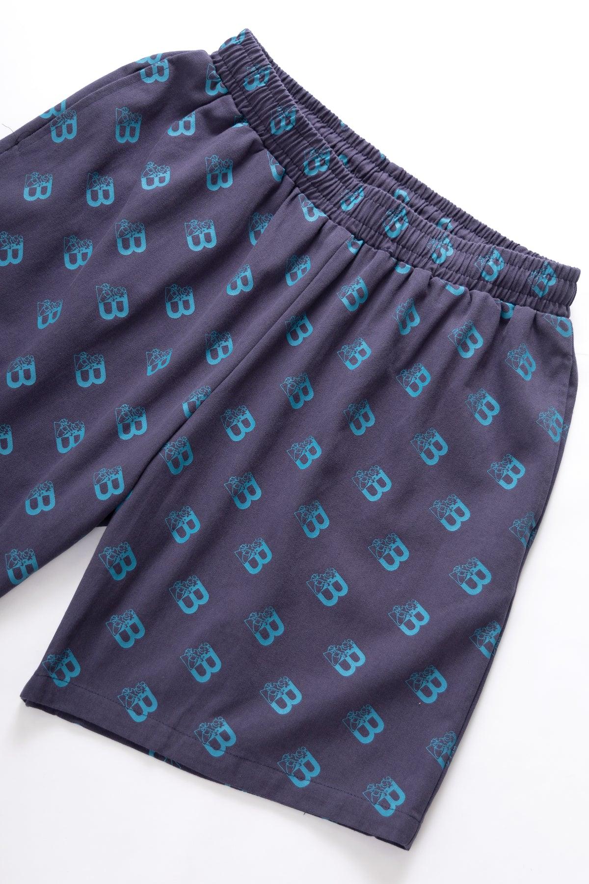 Blacksmith - All Over Grafter Shorts - Navy Product Image