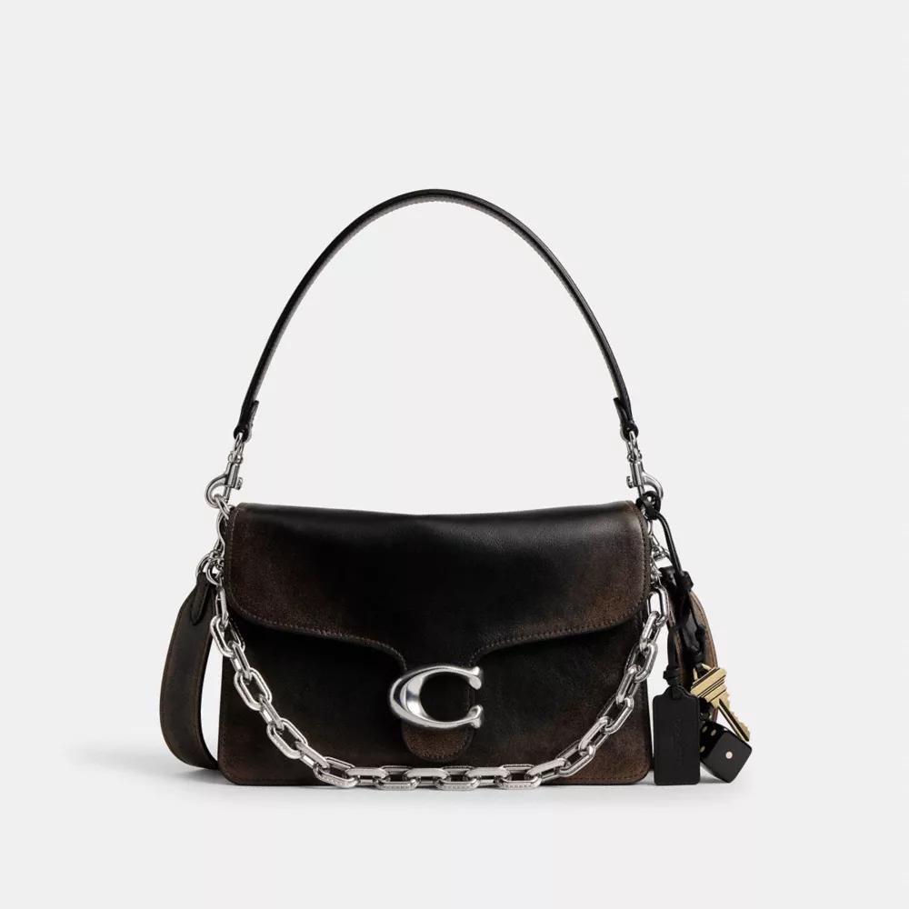 Chain Tabby Shoulder Bag In Loved Leather Product Image