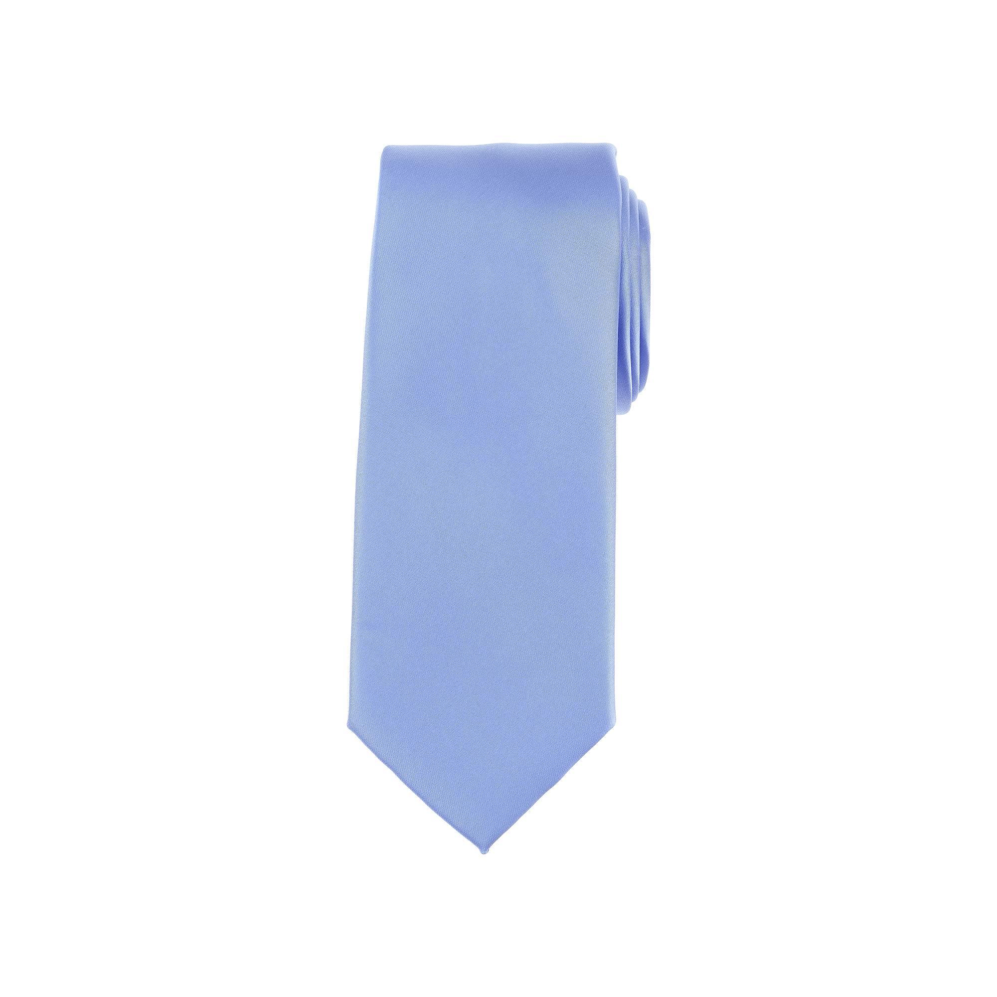 Men's Bespoke Solid Sateen Tie, Gold Sateen Product Image
