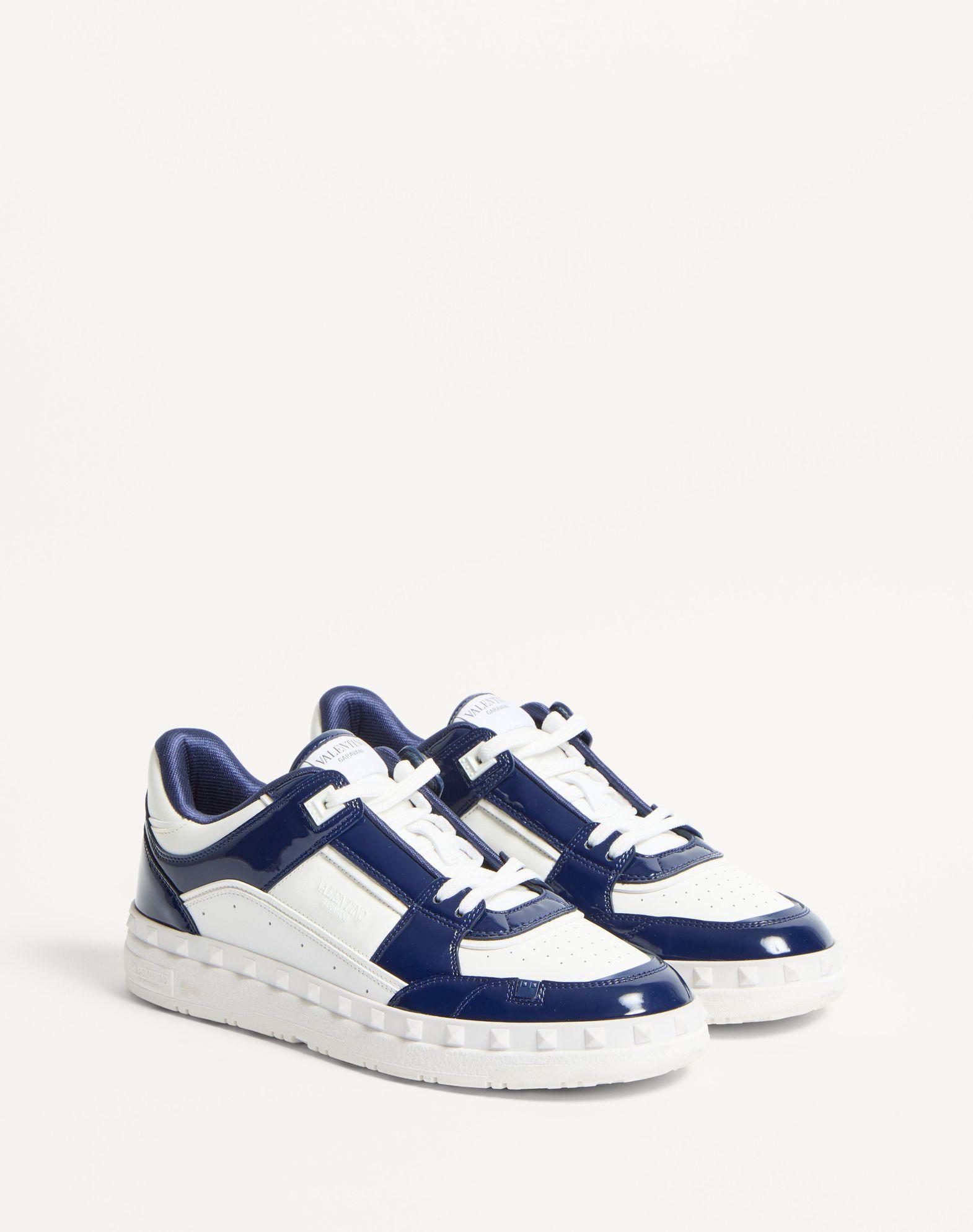 Freedots Low Top Sneaker In Patent Leather Product Image