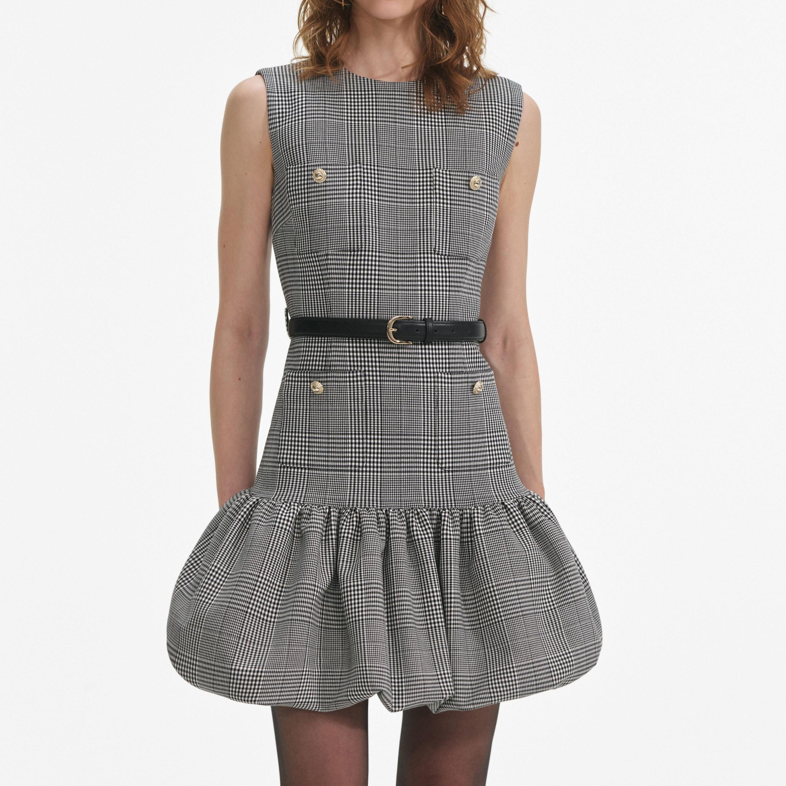 Prince Of Wales Check Mini Dress Product Image