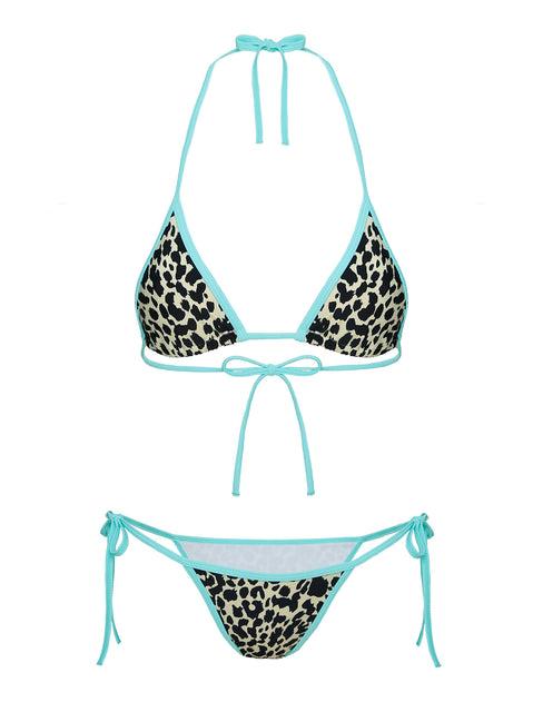 Blaylock Triangle Bikini Top Leopard Product Image