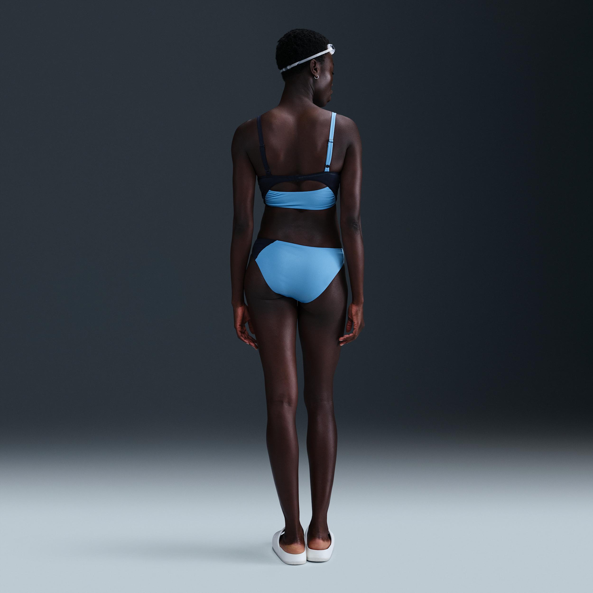 Nike Womens Swim V-Neck Midkini | NESSF297-440 Product Image