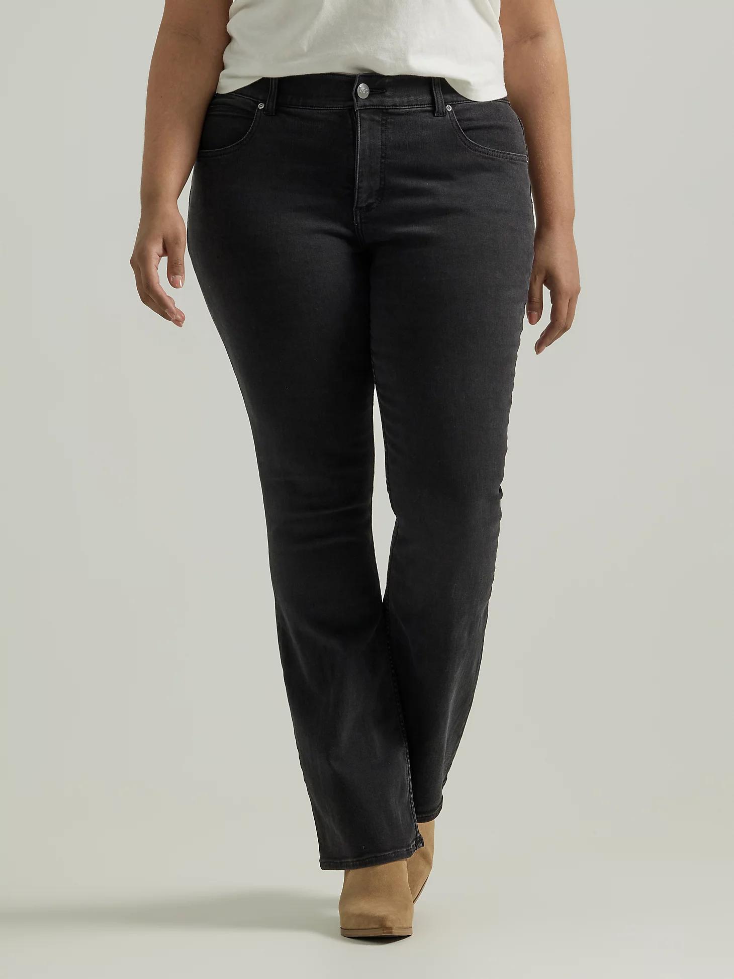 Women's Ultra Lux Comfort with Flex Motion Bootcut Jean (Plus) | Women's Jeans | Lee® Product Image