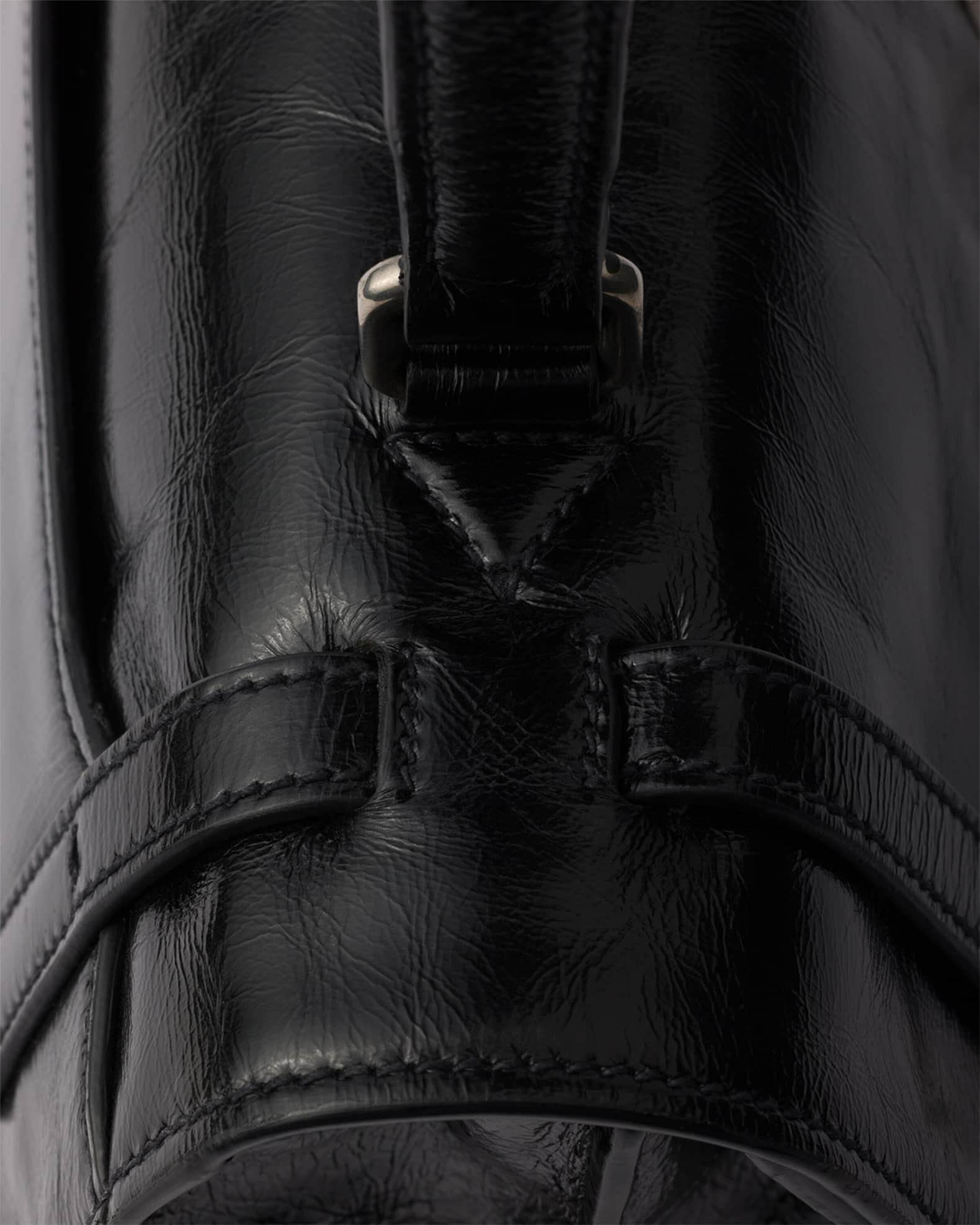 Medium Leather Top-Handle Handbag Product Image